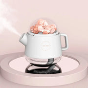 Teapot Diffuser / Night Lamp with pink salt