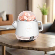 Teapot Diffuser / Night Lamp with pink salt
