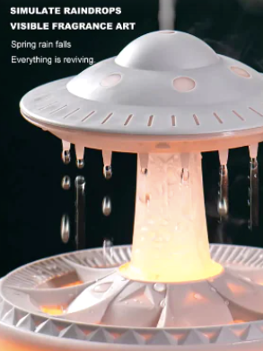 AquaGlow UFO Raindrop Aroma Diffuser & Humidifier