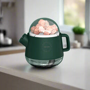 Teapot Diffuser / Night Lamp with pink salt
