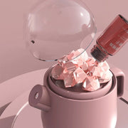Teapot Diffuser / Night Lamp with pink salt